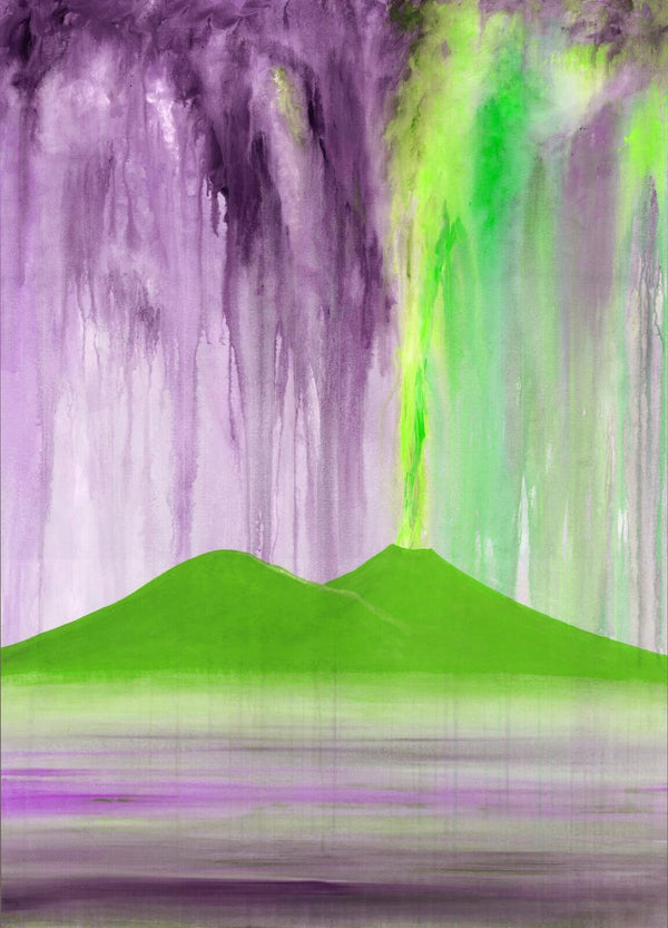 Variazioni Acqua - viola e verde