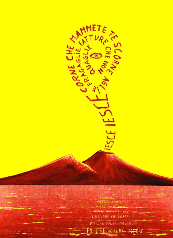 Occhio - giallo e rosso